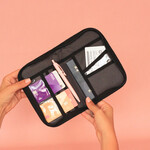 Portadocumentos De Viaje Paprika Con Cierre Animal Print